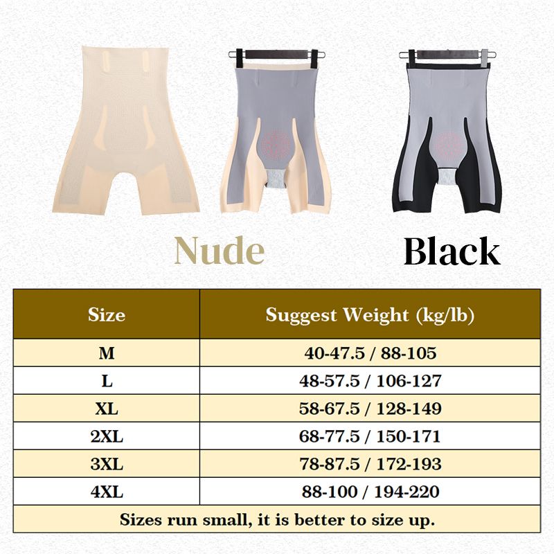 Shorts para modelagem corporal com favo de mel de grafeno e suspensão magnética