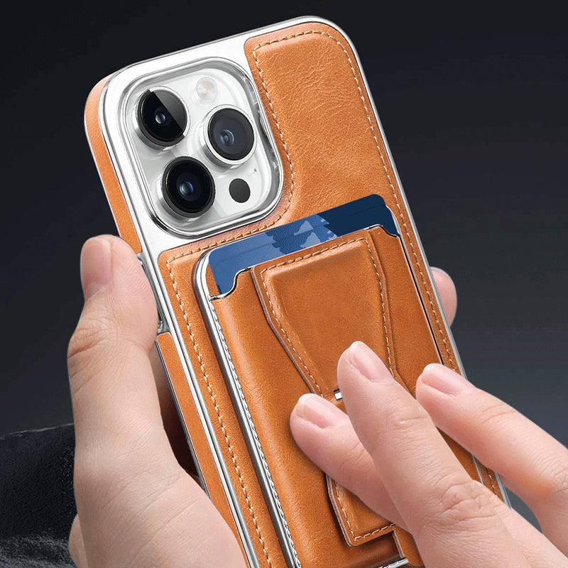 Envio rápido ✈️Capa protetora de couro de primeira classe para iPhone