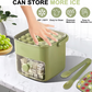 Portable Ice Maker with Lid and Storage Box