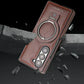 Premium PU Leather Magnetic Case with Stand For Samsung Fold 3/4/5/6