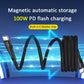 Magnetic Auto Storage Fast Charging Cable for Vehicles