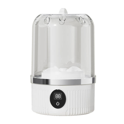 🎁Free your hands.🥰Wireless Charging Mini Washing Machine