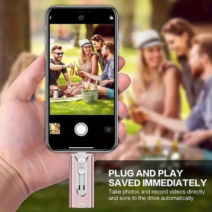 ⚡4 in1 Flash Drive for iPhone/iPad/Android/PC⚡ MFi Certified Lightning + 8 Pin + USB 3.0