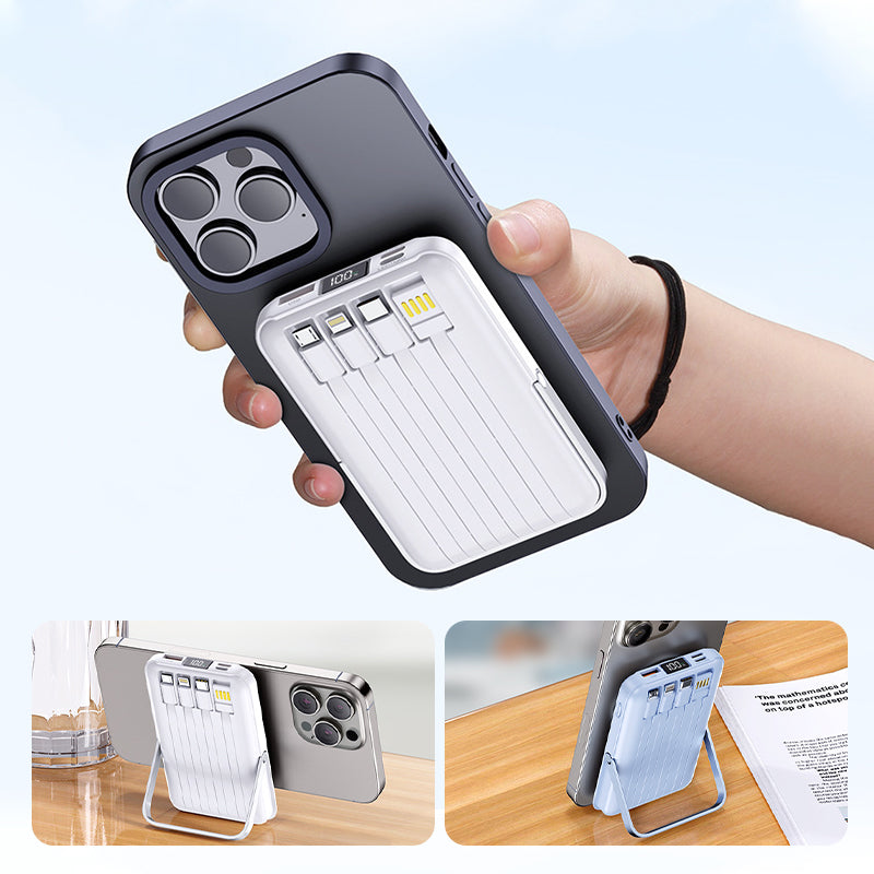 🔥Hot Sale 50% Off🔋Magnetic Wireless Power Bank 10000mAh Fast Chargrs with phone stand