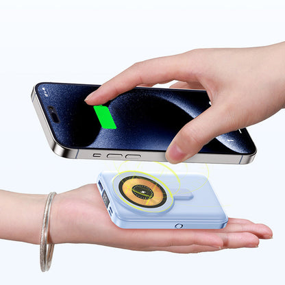 🔥Hot Sale 50% Off🔋Magnetic Wireless Power Bank 10000mAh Fast Chargrs with phone stand
