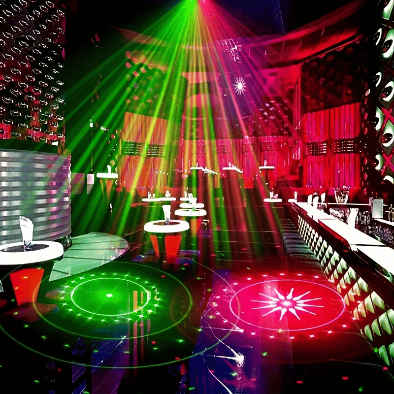 DJ Laser Party Light with 7 Lighting Modes & Remote