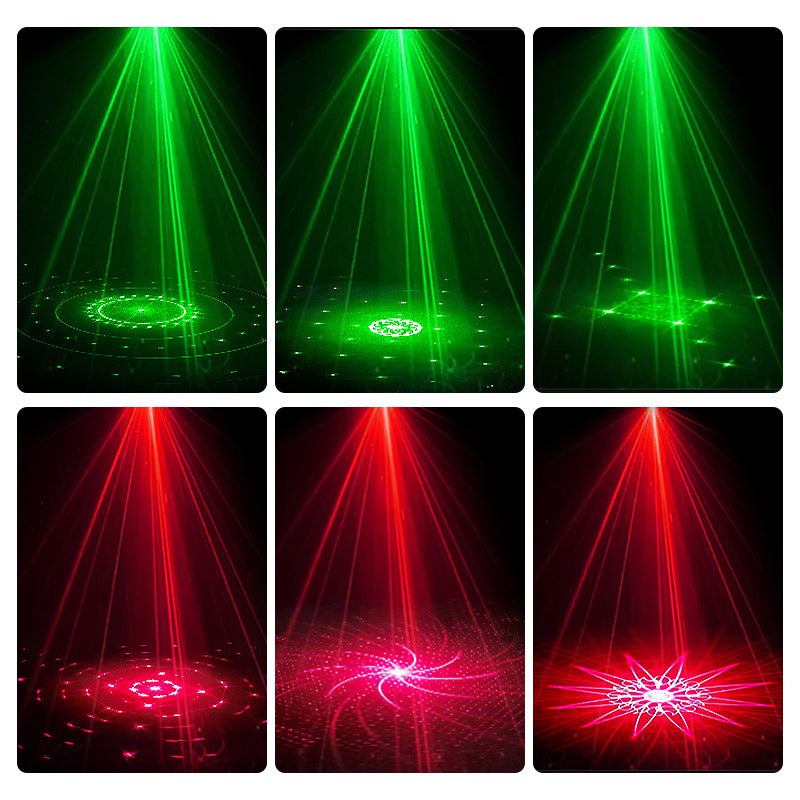 DJ Laser Party Light with 7 Lighting Modes & Remote