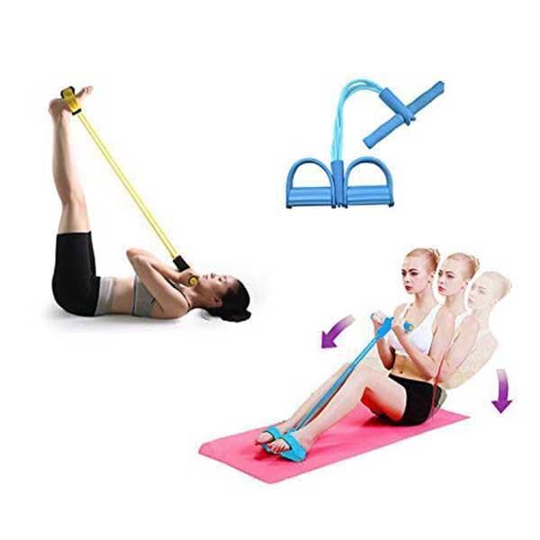 Faixa Elástica com Pedal para Exercícios