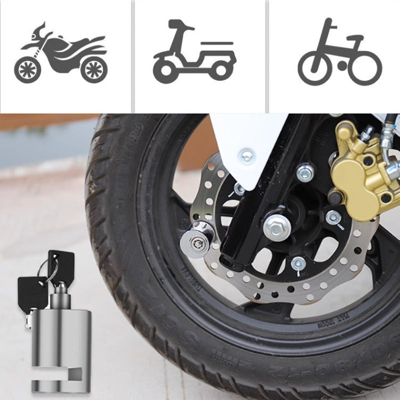 Trava de disco antifurto para moto