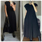🌸Seasonal Sale-49%OFF👗Sleeveless pleated simple solid color dress