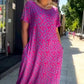 👗【M-3XL】2025 Fashionable plus-size Print Dress
