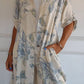 ✨New products on offer ✨Simple Printed Cotton and Linen Dress