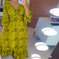 🔥LAST DAY SALE 49% OFF🔥Women's Cotton Wrap Dress with leopard pattern
