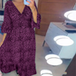 🔥LAST DAY SALE 49% OFF🔥Women's Cotton Wrap Dress with leopard pattern