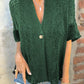 💐2025 SPRING SALE - 49% OFF!🔥Women’s Solid One Button Knitted Top
