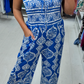 Mosaic Print Elasticated Bust Jumpsuit