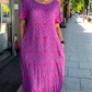 👗【M-3XL】2025 Fashionable plus-size Print Dress