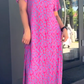 👗【M-3XL】2025 Fashionable plus-size Print Dress