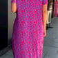 👗【M-3XL】2025 Fashionable plus-size Print Dress