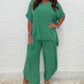 Limited Time 49% Off🔥🎁Floaty 2 Piece Sleeved Trouser Set