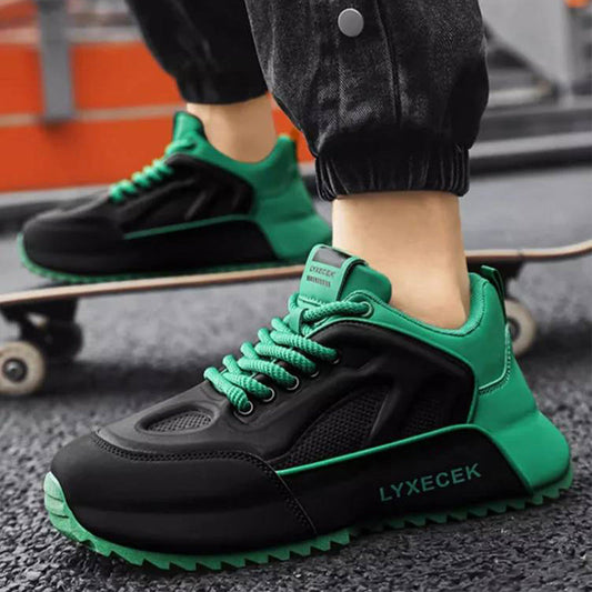 🔥Novo estilo 2024💥Sapatos leves, respiráveis, com absorção de choque e sola grossa para homens