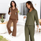 🔥Women's 2 Piece Sets Outfits Casual Long Sleeve Sweatsuits Sets