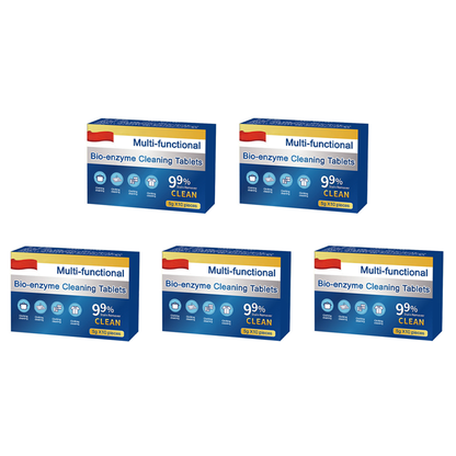 Pastilhas de limpeza multifuncionais com bioenzimas