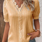 🔥BUY 2 GET 10% OFF💝V Neck Plain Lace Elegant Shirt