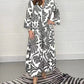 🍃Floral Print Bell Sleeve Soft and Breathable Maxi Dress🔥🔥