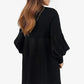 🥰HOT SALE 50% OFF🥰Women's Plus Size Lantern Sleeve Stand Collar Dress
