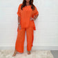 Limited Time 49% Off🔥🎁Floaty 2 Piece Sleeved Trouser Set