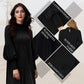 🥰HOT SALE 50% OFF🥰Women's Plus Size Lantern Sleeve Stand Collar Dress