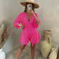 💝NEW HOT SALE💝Casual Short V-neck Lace Suit