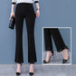 Women’s High Waist Stylish Slit Flare Pants