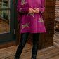 Casual Retro Tiger and Leopard Print Long-sleeved Top