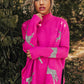 Casual Retro Tiger and Leopard Print Long-sleeved Top
