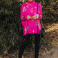 Casual Retro Tiger and Leopard Print Long-sleeved Top