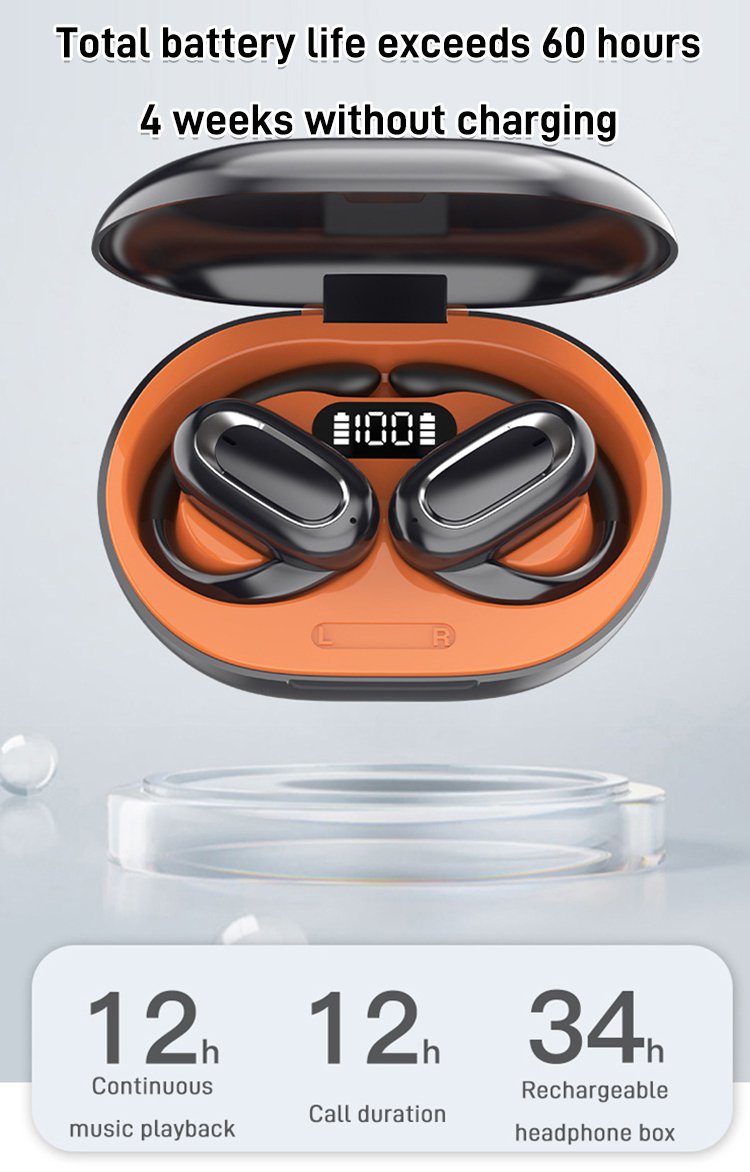 Fone de Ouvido Bluetooth Sem Fio para Pendurar na Orelha