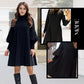 🥰HOT SALE 50% OFF🥰Women's Plus Size Lantern Sleeve Stand Collar Dress