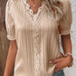 🔥BUY 2 GET 10% OFF💝V Neck Plain Lace Elegant Shirt