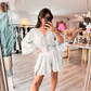 💝NEW HOT SALE💝Casual Short V-neck Lace Suit