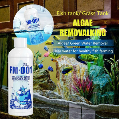 Agente Purificador de Água para Aquários e Removedor de Algas