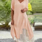 💝Short Sleeve False Two-Piece Asymmetric Dress