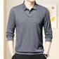 ⏳Multi-scenario fit🔥Men's Faux Two Piece Lapel Long-Sleeve Tops👔