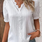 🔥BUY 2 GET 10% OFF💝V Neck Plain Lace Elegant Shirt