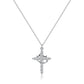 👑✝️Simple Crown & Cross Pendant Choker Necklace