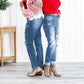 🔥2025 NEW SALES - 49% OFF🔥Tummy Control Distressed Cuffed Boyfriend Jeans