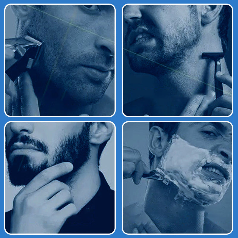 Creme de barbear e limpeza em bastão 2 em 1 para homens