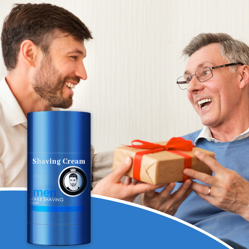 Creme de barbear e limpeza em bastão 2 em 1 para homens