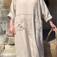 💥End-of-Summer Special Offer💕Casual Breathable Solid Color Round Neck Dress